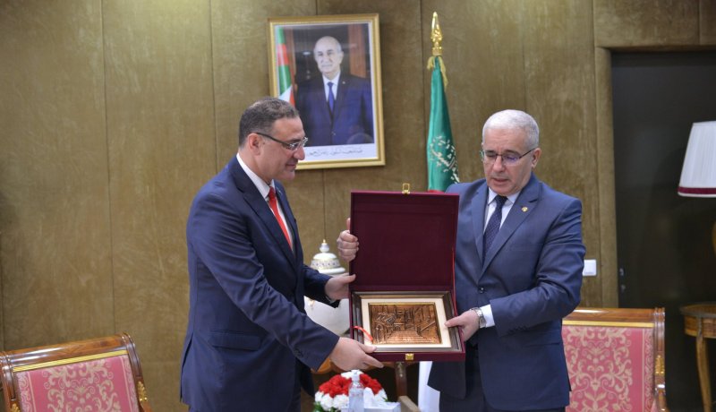 بوغالي يستقبل سفير مصر وهذا مادار بينهما