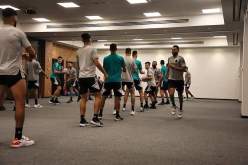 بالصور.. الخضر يجرون حصة تنشيطية قبل مواجهة غينيا