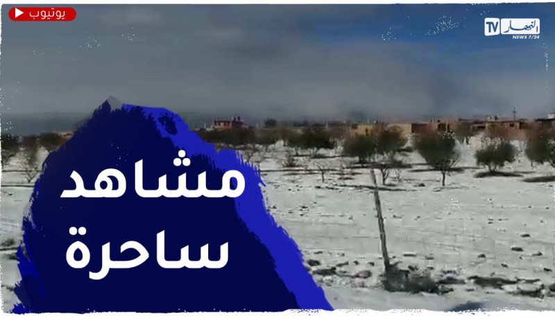 النهار ترصد مشاهد لتساقط الثلوج بأعالي جبال الضاية بسيدي بلعباس
