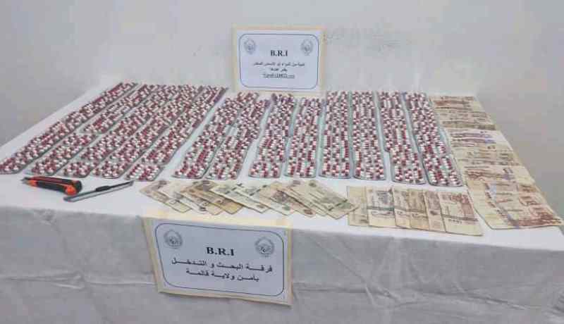 قالمة: توقيف 4 أشخاص وضبط 2652 قرص مهلوس