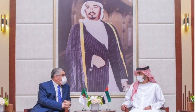 ولي عهد عجمان يستقبل  سفير الجزائر لدى الإمارات