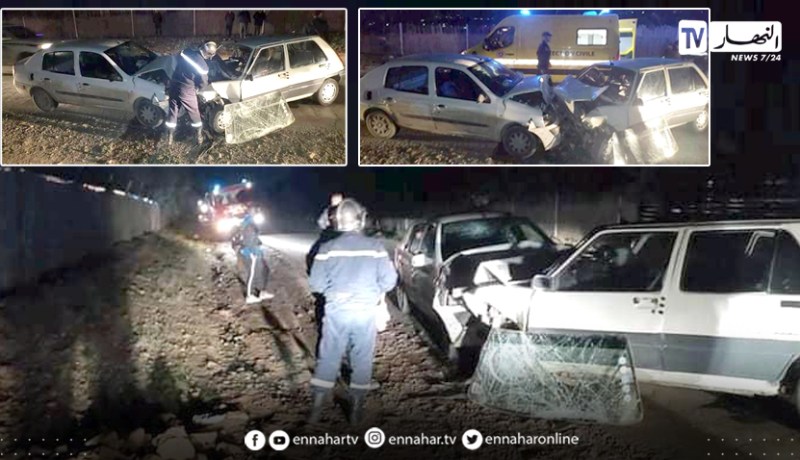الشلف: وفاة إمرأة وإصابة 6 أشخاص في حادث مرور بالأبيض مجاجة