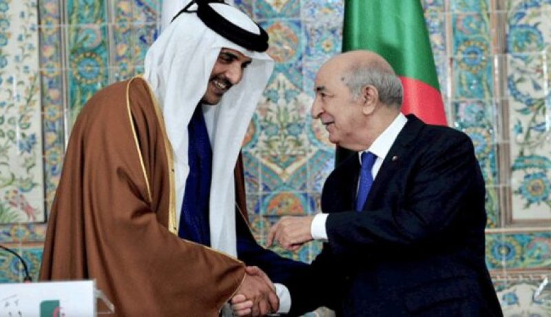 الرئيس تبون يوجه دعوة لأمير دولة قطر لزيارة الجزائر
