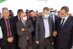 زيارة تفقد لوزيري الموارد المائية والأشغال العمومية إلى عين قزام