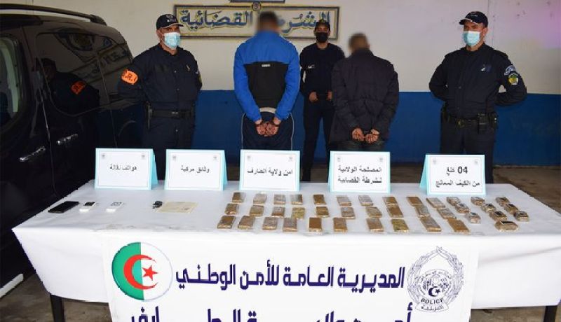 الطارف: الإطاحة بشبكة إجرامية مختصة في المتاجرة بالمخدرات