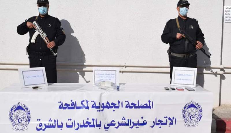 عنابة: الإطاحة بشبكة مختصة في ترويج المخدرات وحجز كيلوغرام من الكوكايين