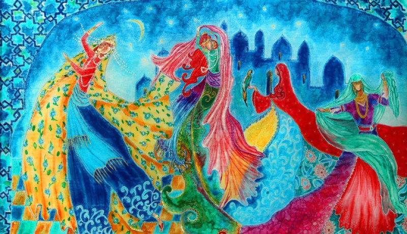 سليمة عيادي.. الفنانة الجزائرية التي أبدعت في الرسم على الحرير