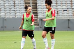 بالصور.. سيدات الخضر في آخر حصة تدريبية قبل مواجهة جنوب إفريقيا !