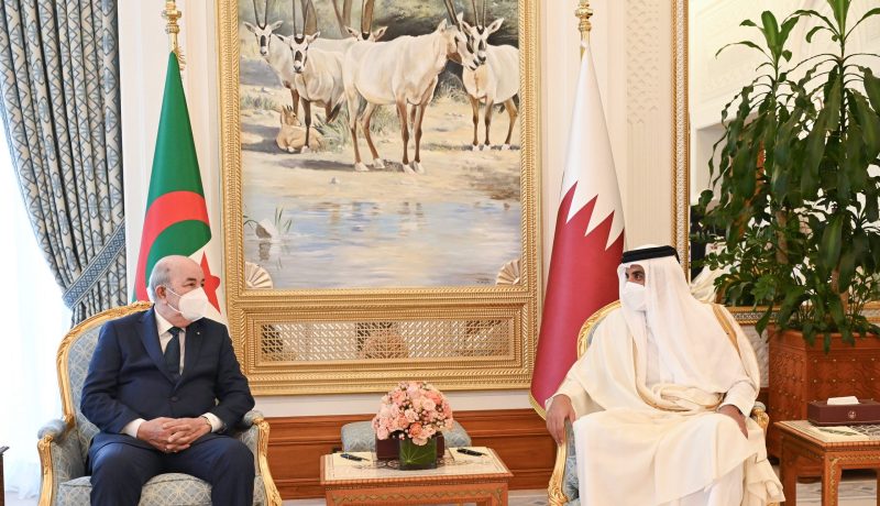 الرئيس تبون يكشف عن مشروع فتح خط بحري  بين الجزائر والدوحة