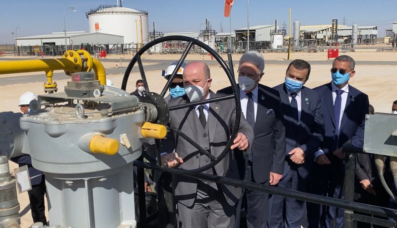 بالصور.. إطلاق مركز الفصل والضغط لمعالجة النفط والغاز Upside Nord