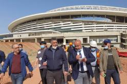 بالصور.. الوزير بلعريبي يقود زيارة مفاجئة لملعب براقي