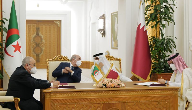الجزائر وقطر: التوقيع على 4 اتفاقيات ومذكرات تفاهم