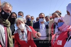 بن حبيلس تُعطي إشارة انطلاق قافلة المساعدات للشعب الصحراوي