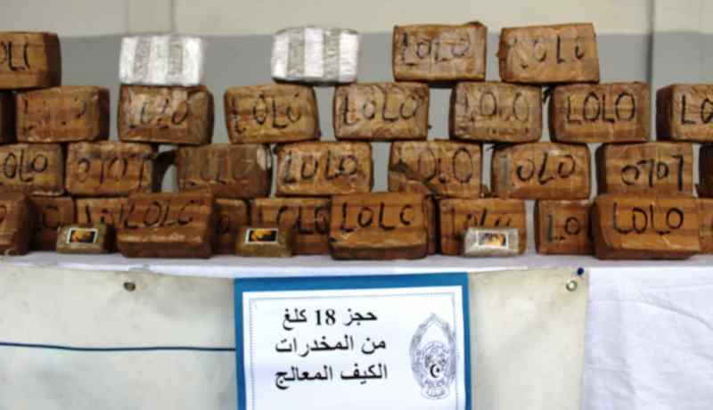 الإيقاع بشبكة مخدرات وحجز 18 كلغ كيف و700 مليون بوهران
