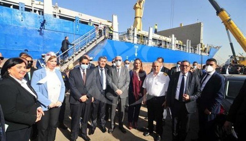 إفتتاح الخط البحري التجاري الجزائر- نواكشوط