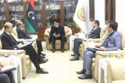رئيس مجلس النواب الليبي يستقبل السفير الجزائري سليمان شنين