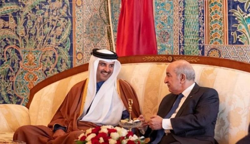 صدور بيان مشترك بين دولة قطر والجزائر بمناسبة زيارة الرئيس تبون