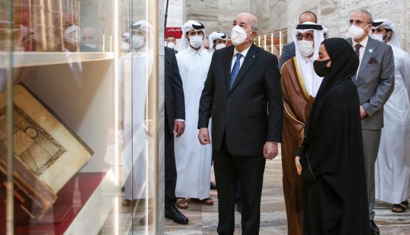 رئيس الجمهورية يزور مؤسسة قطر وفروعها