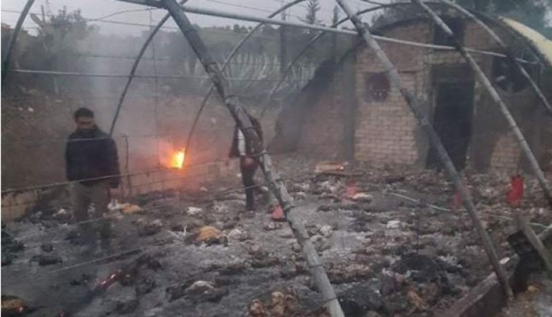 بجاية.. نفوق دجاج مستودع بلاستيكي شب به حريق بأميزور