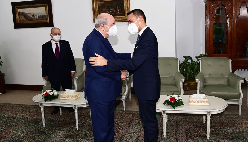 رئيس الجمهورية يستقبل وزير الخارجية الإيطالي