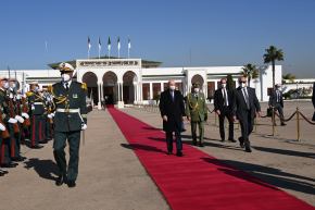 الرئيس تبون يغادر الجزائر متوجها إلى قطر