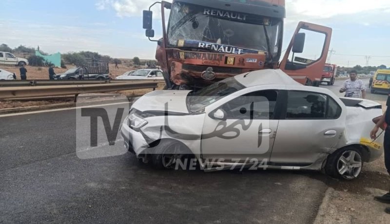 باتنة: وفاة شخصين إثر اصطدام بين شاحنة وسيارة