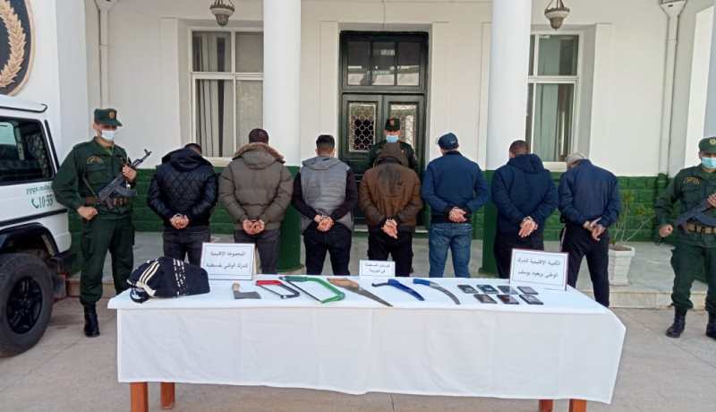 قسنطينة: توقيف 7 أشخاص متلبسين بسرقة الكوابل النحاسية وإيداعهم الحبس