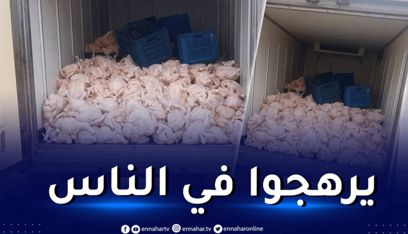 بجاية: حجز 15 قنطارا من اللّحوم البيضاء الفاسدة