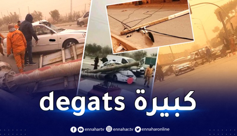 هذه مخلفات الرياح القوية والزوابع الرملية عبر عدد من ولايات الوطن