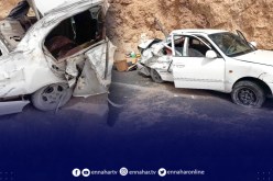 غرداية : وفاة امرأة وإصابة اثنين اثر حادث انقلاب سيارة في منحدر