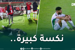 بالصور.. عناصر الخضر تُجهش بالبكاء بعد ضياع حلم “المونديال”