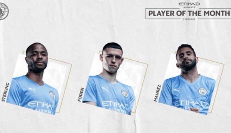 محرز ينافس على لقب “لاعب الشهر” في مانشيستر سيتي