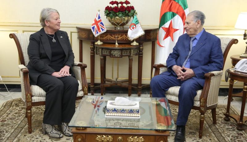 قوجيل يشدد على نبذ العنف والسفيرة البريطانية تؤكد على أهمية التعاون مع الجزائر