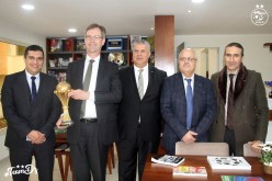 رئيس الفاف يستقبل سفير الإتحاد الأوروبي بالجزائر
