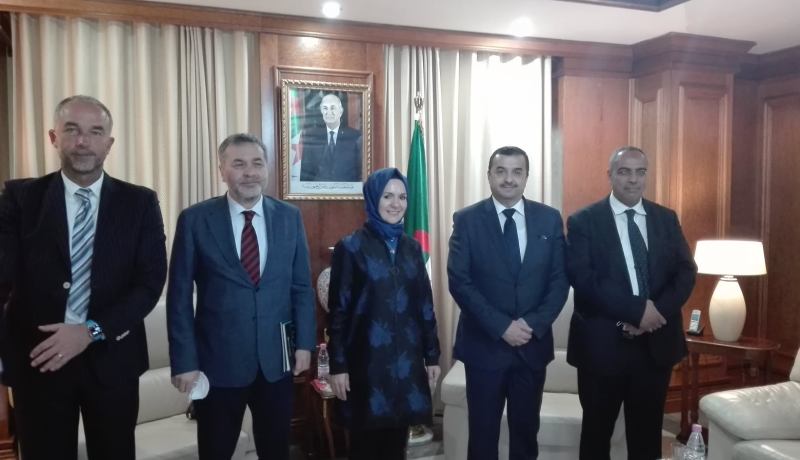 عرقاب يستقبل رئيس المجمع التركي كاليون إنرجي