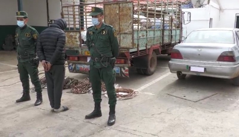 الإيقاع بشبكة لتهريب كوابل النحاس وحجز أكثر من 8 قناطير من النحاس بمسرغين في وهران