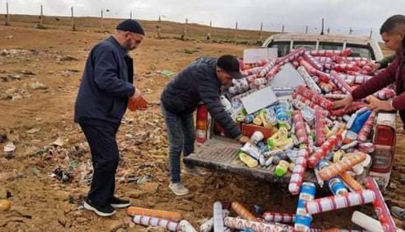 المدية: حجز وإتلاف اكثر من 13 قنطار من مواد الغذائية الحساسة بقصر البخاري