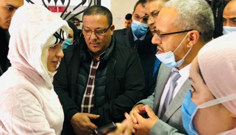 زيارة برلمانية إلى مستشفى زميرلي للاطمئنان على حالة الطالبات المعتدى عليهن