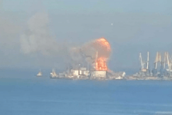 أوكرانيا تعلن تدمير سفينة إنزال روسية كبيرة