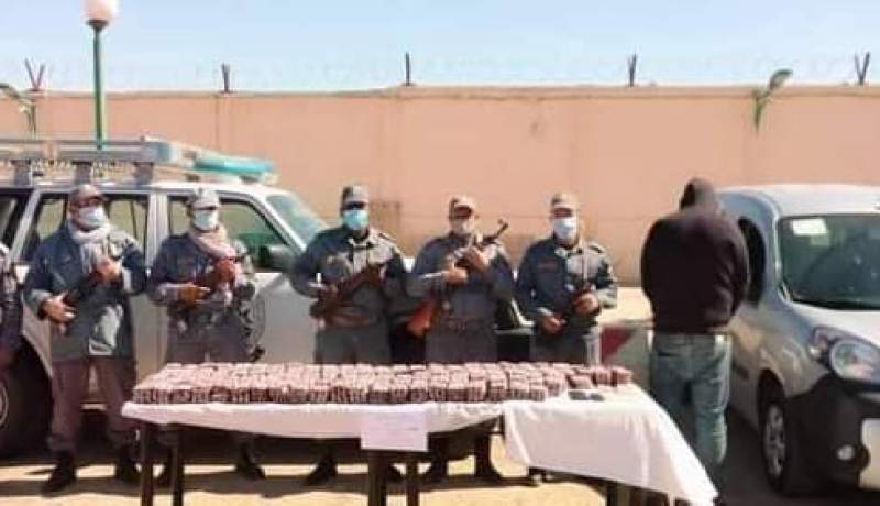 جمارك تقرت تُحبط تهريب كمية ضخمة من المهلوسات