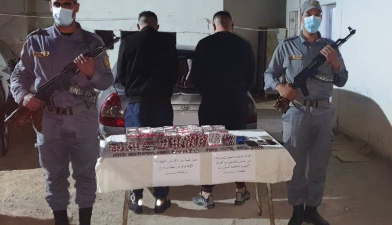 تلمسان: الجمارك تحجز 6439 قرص مهلوس