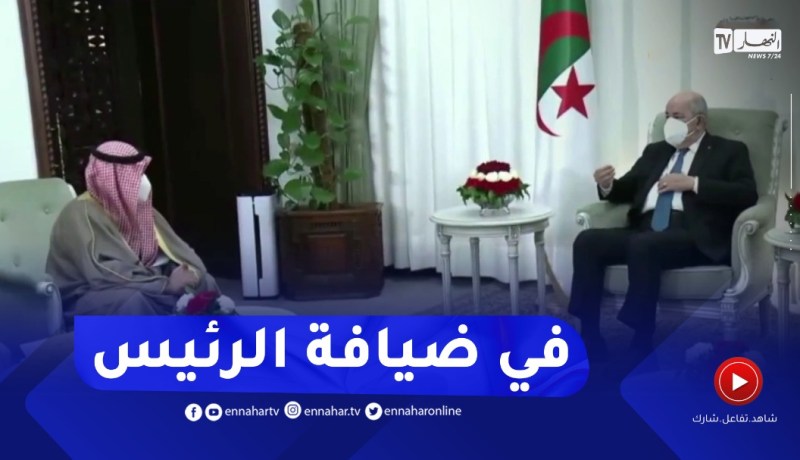 رئيس الجمهورية يستقبل حفيد أمير دولة الكويت عبد الله ناصر الصباح