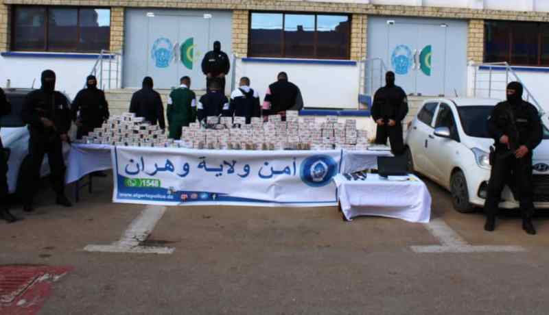 وهران: الإيقاع بشبكة منظمة بحوزتها 94 كلغ من الكيف