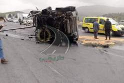 البويرة: 11 ضحية في حادث إصطدام شاحنة بـ 3سيارات
