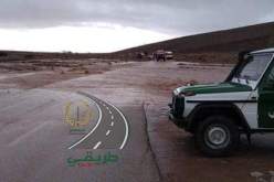 الأغواط ..الطريق الرابط بين بلديتي الغيشة وعين ماضي مغلق بسبب ارتفاع منسوب المياه