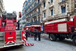بالصور والفيديو: حريق في شقة بشارع ديدوش مراد وسط العاصمة