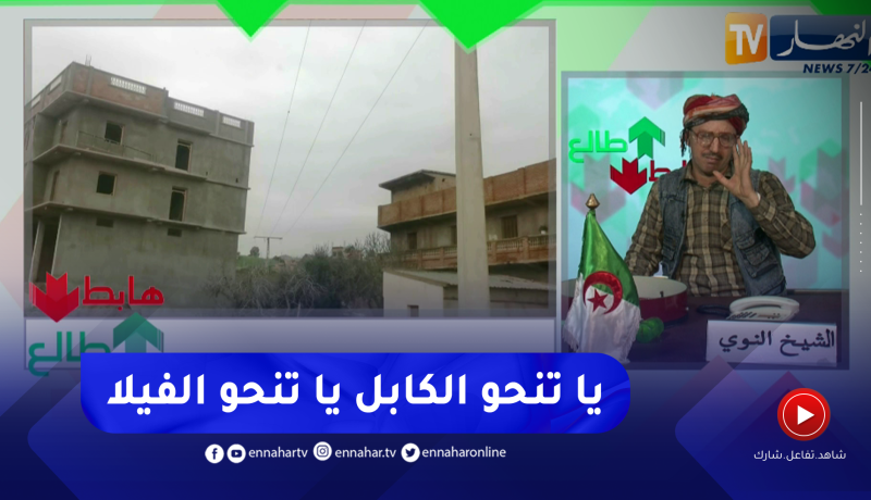 طالع هابط: النوي يقصف السلطات المحلية لعين الدفلى بسبب كابل كهربائي أودى بحياة شخص ولا أحد تدخل