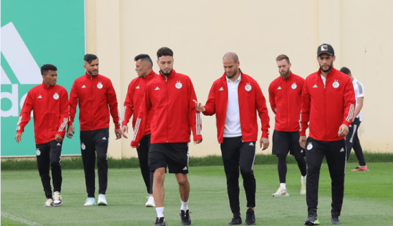 بالصور.. لاعبو الخضر يجرون جولة استرخائية بسيدي موسى