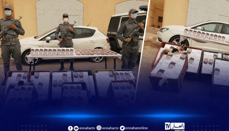 المغير: الجمارك تحبط نقل مهلوسات وهواتف ذكية مهربة باسطيل