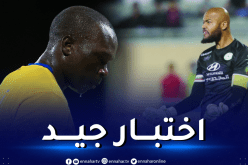 قبل مباراة السد.. مبولحي يتألق أمام مهاجم الكاميرون